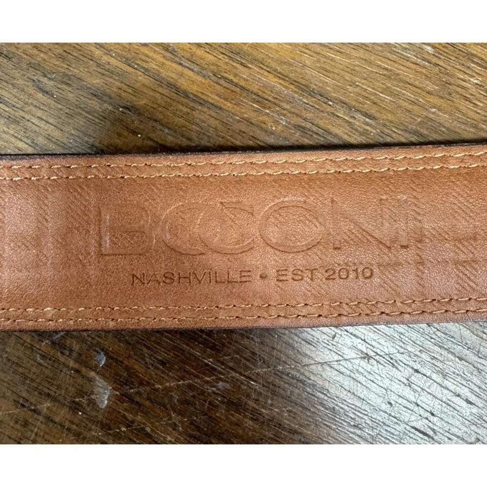 Boconi Leather Belt Men's Size 34/35 Brown‎